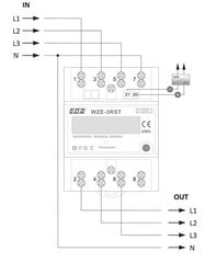 3-faasiline elektriarvesti WZE-3RST lähtestamine hind ja info | Lülitid ja pistikupesad | kaup24.ee