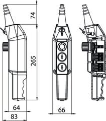 Kraana juhtimispult PKS-3W03 hind ja info | Valvesüsteemid, kontrollerid | kaup24.ee