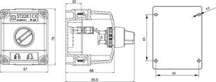 Juhtimispuldi ST22K1-06-1 pöörlev nupu hind ja info | Valvesüsteemid, kontrollerid | kaup24.ee