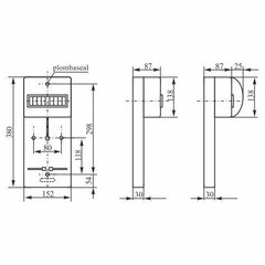 TLR-1F (N+PE) klaasplaadiga mõõteplaat hind ja info | Lülitid ja pistikupesad | kaup24.ee