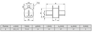 Плавкая вставка NT3 160A 500V gG цена и информация | Выключатели, розетки | kaup24.ee