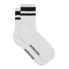 High stripes mono 3 monotox mx11017 vīriešiem balta men's white MX11017 цена и информация | Мужские носки | kaup24.ee