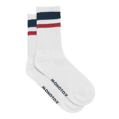 High stripes color 6 monotox mx11019 vīriešiem balta men's white MX11019 цена и информация | Мужские носки | kaup24.ee