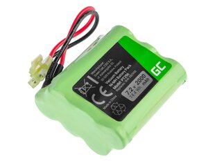 Battery (2 Ah 7.2V) Green Cell battery for Shark XB2950 V2950 V2950A V2945Z V2945 цена и информация | Батарейки | kaup24.ee