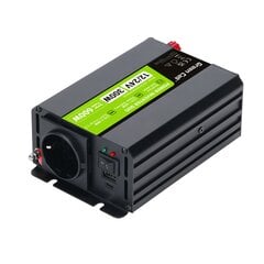 Green Cell® Wechselrichter Spannungswandler 12V auf 230V 300W|600W цена и информация | Преобразователи, инверторы | kaup24.ee