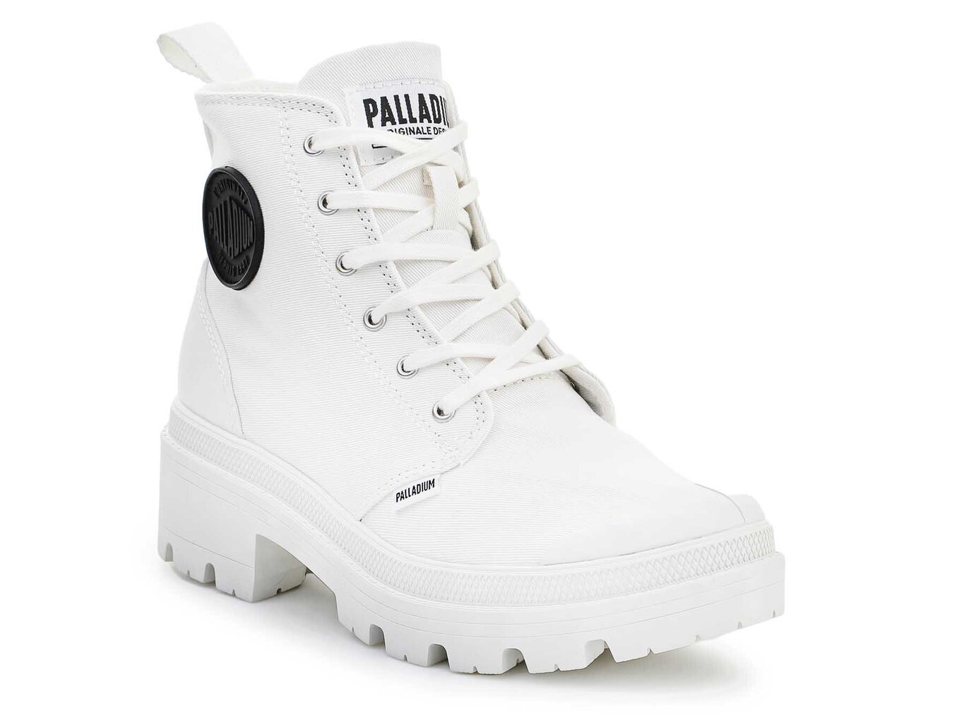 Palladium Pallabase Twill Star valge 96907-116-M 26861-21 цена и информация | Naiste spordi- ja vabaajajalatsid | kaup24.ee