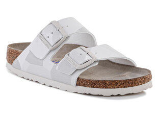 Birkenstock Arizona Desert Soil Geo Camo Snow White 1024871 30176-21 hind ja info | Naiste plätud ja sussid | kaup24.ee