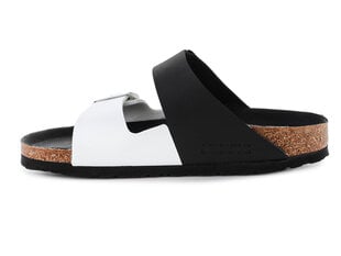 Birkenstock Arizona Split Black/White 1019712 30196-21 hind ja info | Naiste plätud ja sussid | kaup24.ee