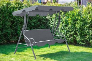 Varikatusega välikiik Funfit Garden Relax, hall цена и информация | Садовые качели | kaup24.ee