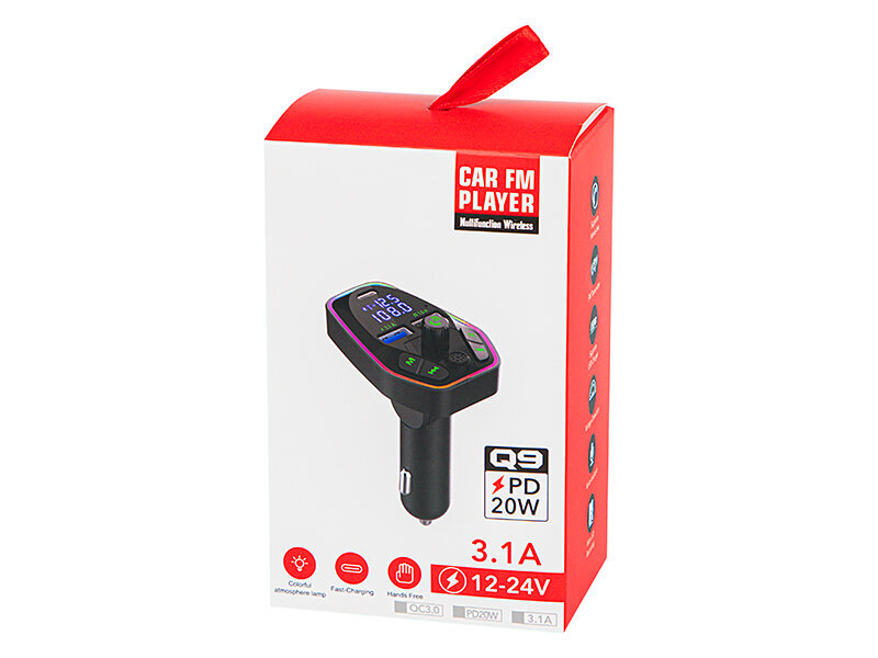 FM-transmitter 2-USB 3,1A T-05 Bluetooth 74-195 цена и информация | FM modulaatorid, FM trasmitterid | kaup24.ee