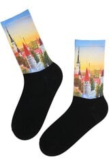 OLD TOWN printmustriga sokid OLDTOWN-40-45 цена и информация | Женские носки | kaup24.ee