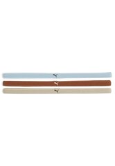 Puma Oбодки AT Sportbands Womens (3pcs) Cream Blue Brown 053491 24 053491 24 цена и информация | Спортивная одежда для женщин | kaup24.ee