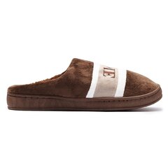 Тапочки домашние коричневые 42/43 66-5 BROWN 42/43 цена и информация | Мужские шлепанцы, босоножки | kaup24.ee