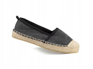 Espadrillid naistele Mango 23095579MUST, must hind ja info | Naiste kingad | kaup24.ee