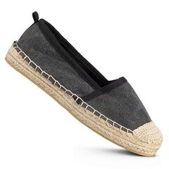 Espadrillid naistele Mango 23095579MUST, must hind ja info | Naiste kingad | kaup24.ee