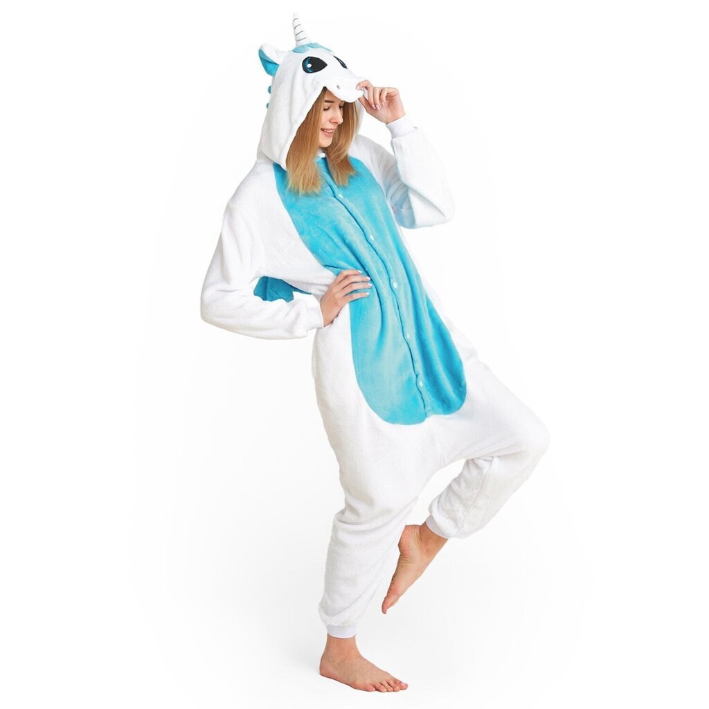 Kigurumi kombiness Unicorn Blue m hind ja info | Öösärgid, pidžaamad | kaup24.ee