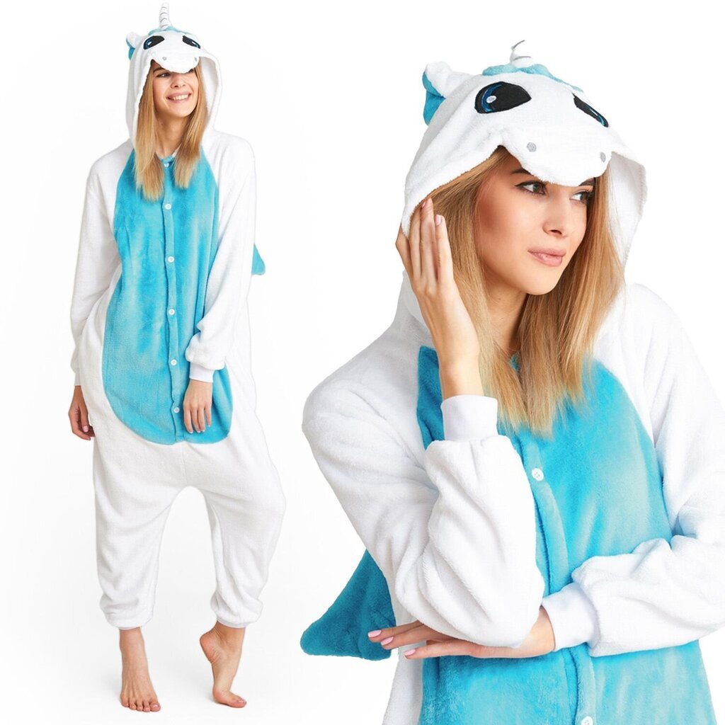 Kigurumi kombiness Unicorn Blue m hind ja info | Öösärgid, pidžaamad | kaup24.ee