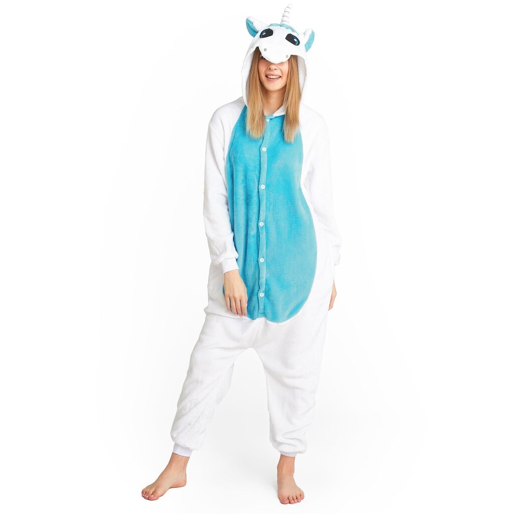 Kigurumi kombiness Unicorn Blue m hind ja info | Öösärgid, pidžaamad | kaup24.ee