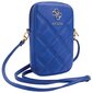 Guess Torebka GUWBZPSQSSGB niebieski|blue Zip Quilted 4G GUWBZPSQSSGB hind ja info | Naiste käekotid | kaup24.ee