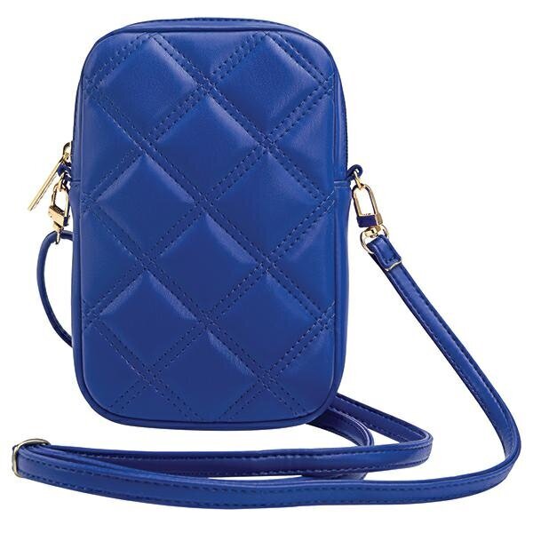 Guess Torebka GUWBZPSQSSGB niebieski|blue Zip Quilted 4G GUWBZPSQSSGB hind ja info | Naiste käekotid | kaup24.ee