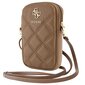 Guess Torebka GUWBZPSQSSGW brązowy|brown Zip Quilted 4G GUWBZPSQSSGW hind ja info | Naiste käekotid | kaup24.ee