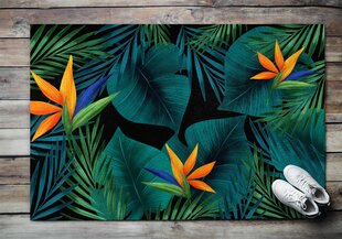 Väline Uksematt Strelitzia lilled, 150x100 цена и информация | Придверные коврики | kaup24.ee