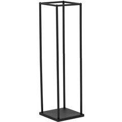 Metallist ristkülikukujuline küttepuuriiul LOFT kuni 30 kg 32 x 32 x 116 cm hind ja info | Tarvikud kaminatele ja ahjudele | kaup24.ee