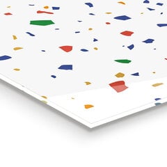 Klaasist seinaplaat pliidile, Terrazzo Terrazzo veeris, 100x50cm цена и информация | Комплектующие для кухонной мебели | kaup24.ee