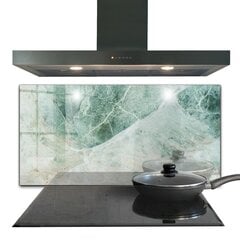 Klaasist seinaplaat pliidile, Marmorist kivi tekstuur, 100x50cm hind ja info | Köögimööbli tarvikud | kaup24.ee