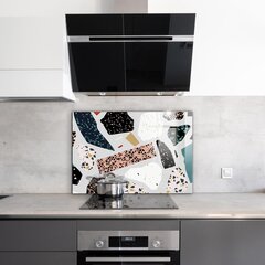 Klaasist seinaplaat pliidile, Terrazzo Terrazzo graniit, 100x70cm hind ja info | Köögimööbli tarvikud | kaup24.ee