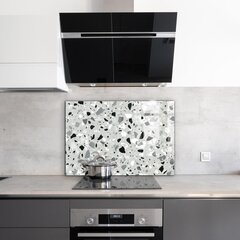 Klaasist seinaplaat pliidile, Terrazzo Terrazzo tekstuur, 100x70cm цена и информация | Комплектующие для кухонной мебели | kaup24.ee