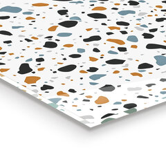 Klaasist seinaplaat pliidile, Terrazzo Terazzo kivi, 100x70cm цена и информация | Комплектующие для кухонной мебели | kaup24.ee