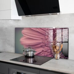 Klaasist seinaplaat pliidile, Lill Margaretka Gerbera, 120x60cm цена и информация | Комплектующие для кухонной мебели | kaup24.ee