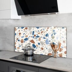 Klaasist seinaplaat pliidile, Terrazzo Terrazzo kivi, 120x60cm hind ja info | Köögimööbli tarvikud | kaup24.ee