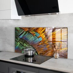 Klaasist seinaplaat pliidile, Eksootilised suled, 120x60cm цена и информация | Комплектующие для кухонной мебели | kaup24.ee