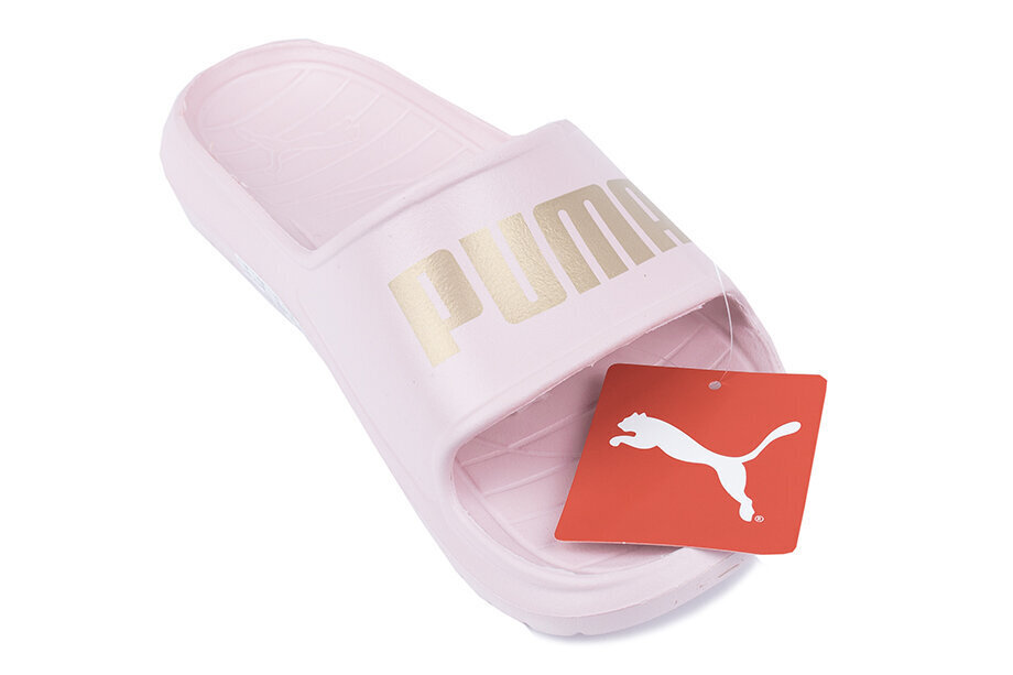 Puma Rannajalatsid Divecat V2 Lite Pink 374823 21 цена и информация | Naiste plätud ja sussid | kaup24.ee