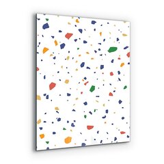 Klaasist seinaplaat pliidile, Terrazzo Terrazzo veeris, 60x80cm цена и информация | Комплектующие для кухонной мебели | kaup24.ee