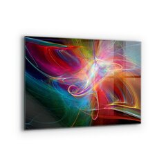 Klaasist seinaplaat pliidile, Energiline värvide segu, 80x60cm цена и информация | Комплектующие для кухонной мебели | kaup24.ee