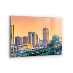 Klaasist seinaplaat pliidile, Boston Massachusetts, 80x60cm hind ja info | Köögimööbli tarvikud | kaup24.ee