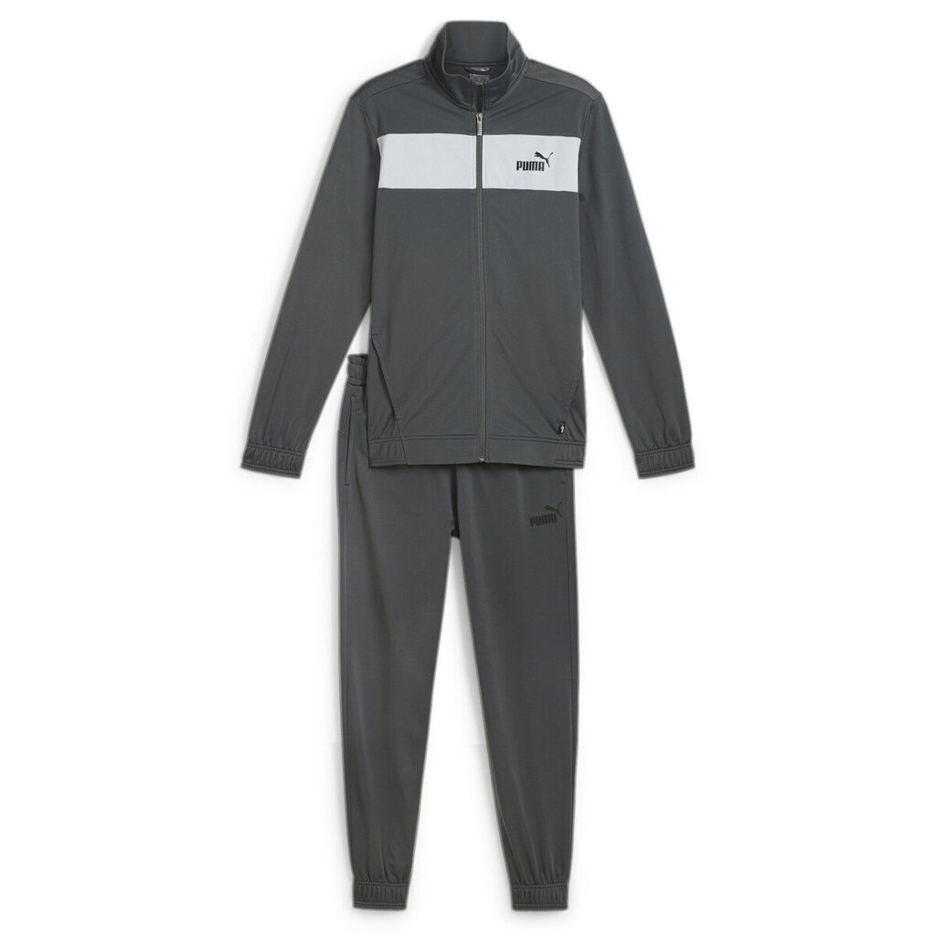 Poly suit puma 67742780 vīriešiem pilka meestele hall 67742780 цена и информация | Meeste spordiriided | kaup24.ee