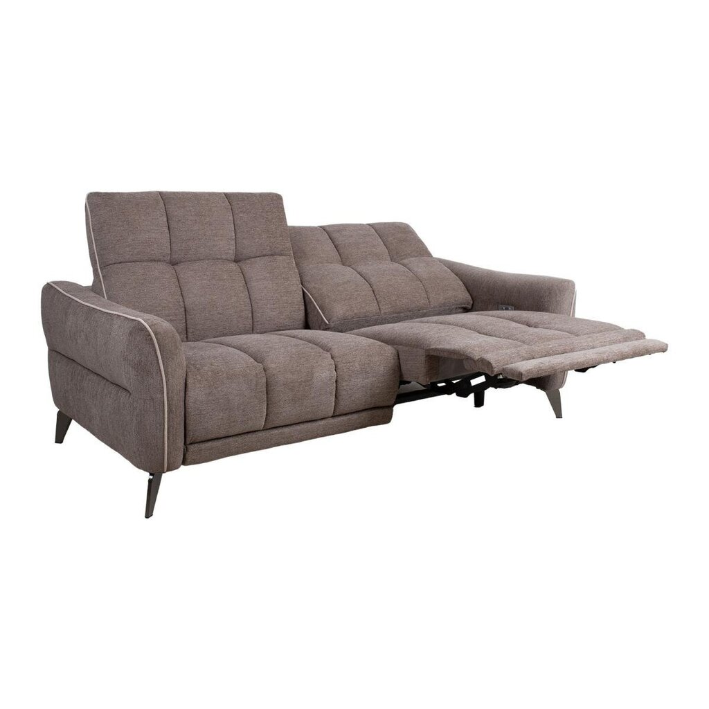 Diivan-recliner Home4you Cathy, 162x100x100 cm, pruun hind ja info | Diivanid ja diivanvoodid | kaup24.ee