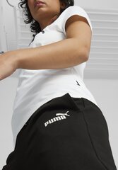 Puma Spordipüksid Ess+ Small Logo Pants Black 678744 01 678744 01/L hind ja info | Naiste spordiriided | kaup24.ee