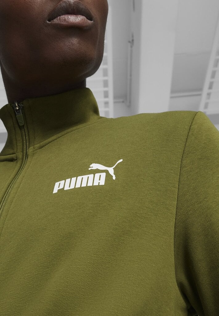 Puma Spordikostüümid Clean Sweat Suit Black Green 585840 33 585840 33/XL цена и информация | Meeste spordiriided | kaup24.ee