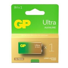 Patareid GP Ultra Alkaline 9V LR22 1 tk цена и информация | Батарейки | kaup24.ee