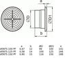 VENTS 125 PF vannitoaventilaator hind ja info | Vannitoa ventilaatorid | kaup24.ee