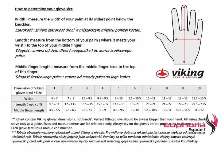 Kindad Viking Solano, S, must цена и информация | Meeste sallid, mütsid ja kindad | kaup24.ee