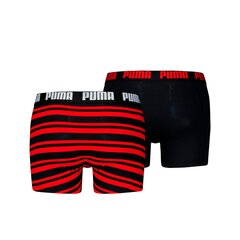 Нижнее белье PUMA EVERYDAY HERITAGE STRIPE BOXER 2P 938326058720245558839 цена и информация | Мужские трусы | kaup24.ee