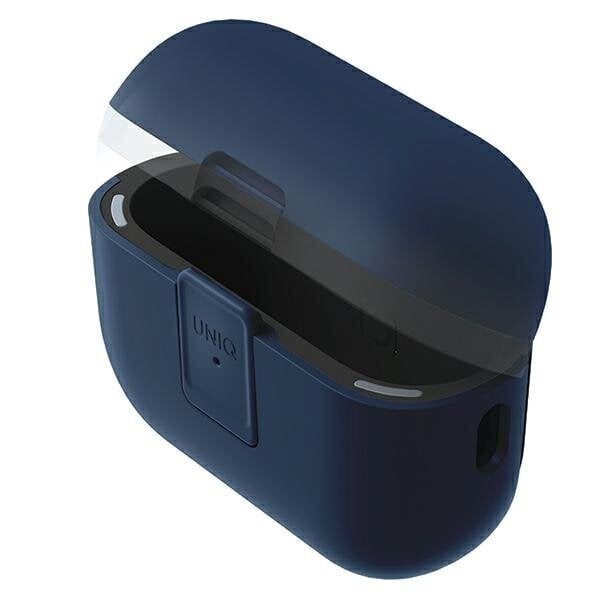 UNIQ etui Clyde Lock Case AirPods Pro 2 (2022|2023) niebiesko-ciemnoszary|royal blue-dark grey UNIQ-AIRPODSPRO2-CLYRBLUDGRY цена и информация | Naiste käekotid | kaup24.ee