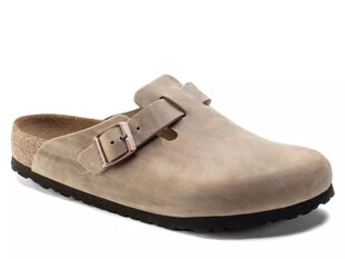 Bostonsfb leoi regular birkenstock 1018147 vīriešiem ruda meestele pruun 1018147 hind ja info | Meeste plätud, sussid | kaup24.ee