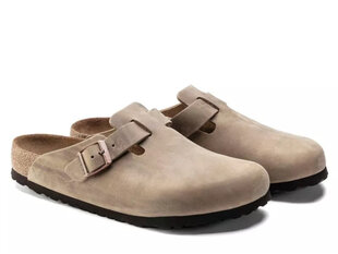 Bostonsfb leoi regular birkenstock 1018147 vīriešiem ruda meestele pruun 1018147 hind ja info | Meeste plätud, sussid | kaup24.ee